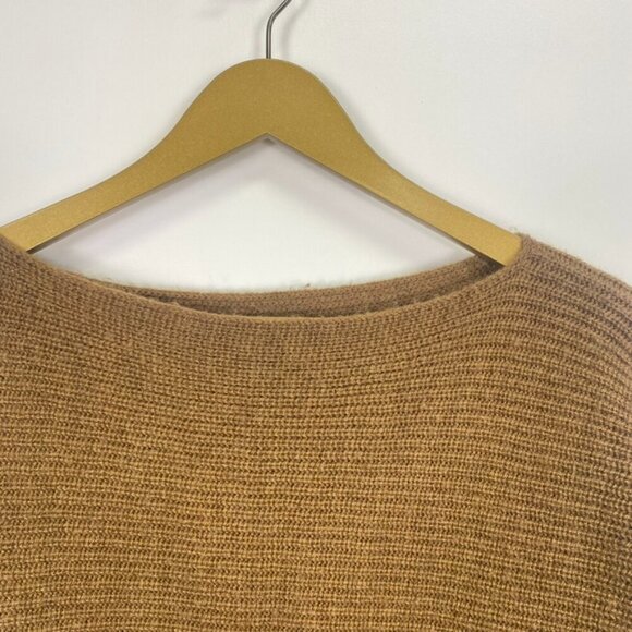 Vince Boatneck Merino Wool Alpaca Camel Blend Sweater - Picture 9 of 14